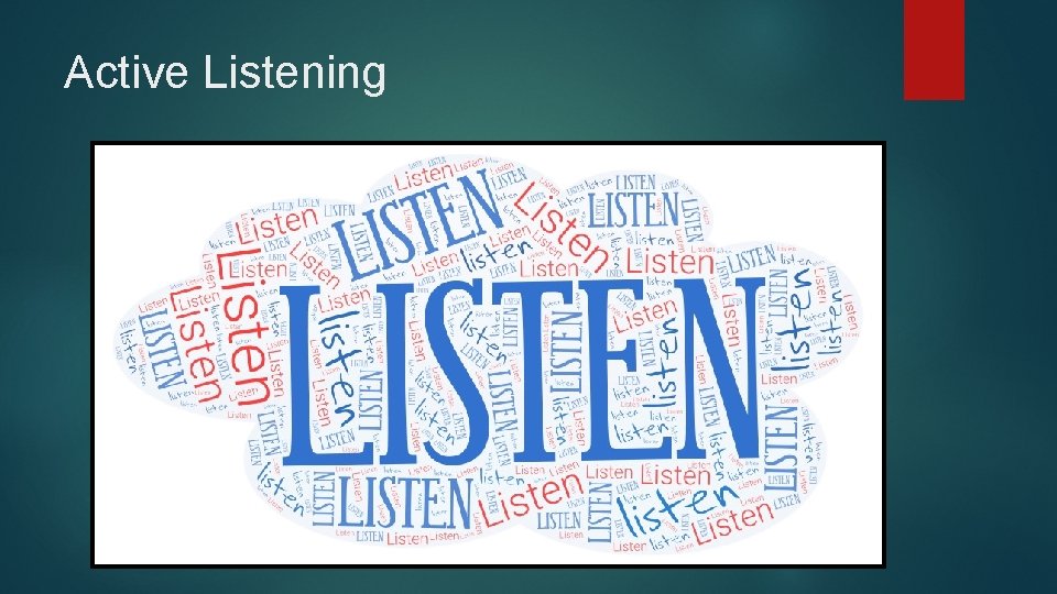 Active Listening 