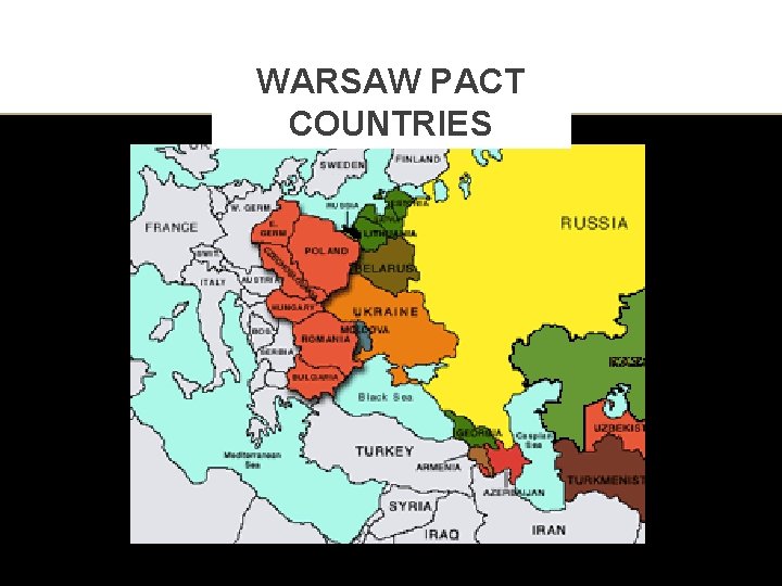 WARSAW PACT COUNTRIES 