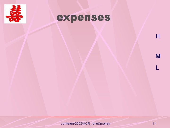 expenses H M L conferen2002ACR_love&money 11 