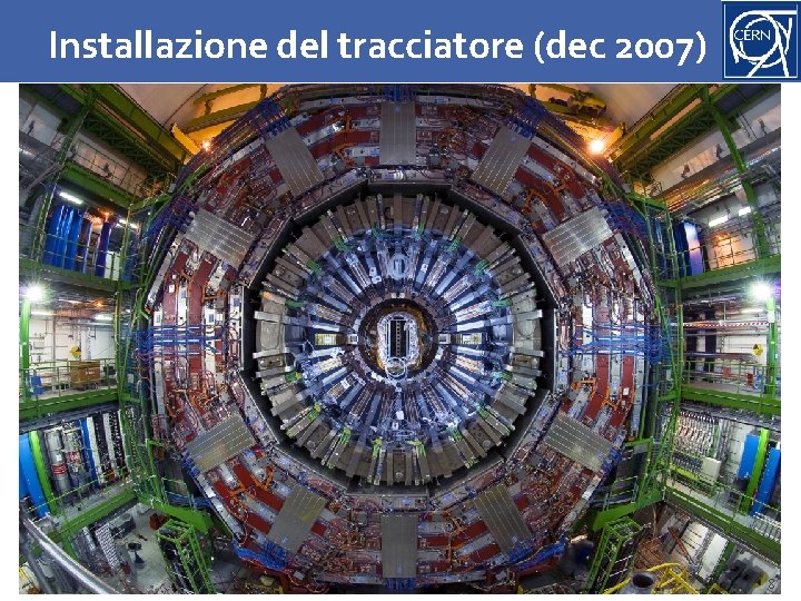 Installazione del tracciatore (dec 2007) Pierluigi Paolucci - Istituto di Fisica Nucleare di Napoli