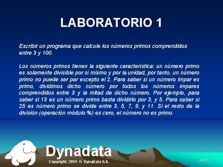 LABORATORIO 1 Escribir un programa que calcule los números primos comprendidos entre 3 y