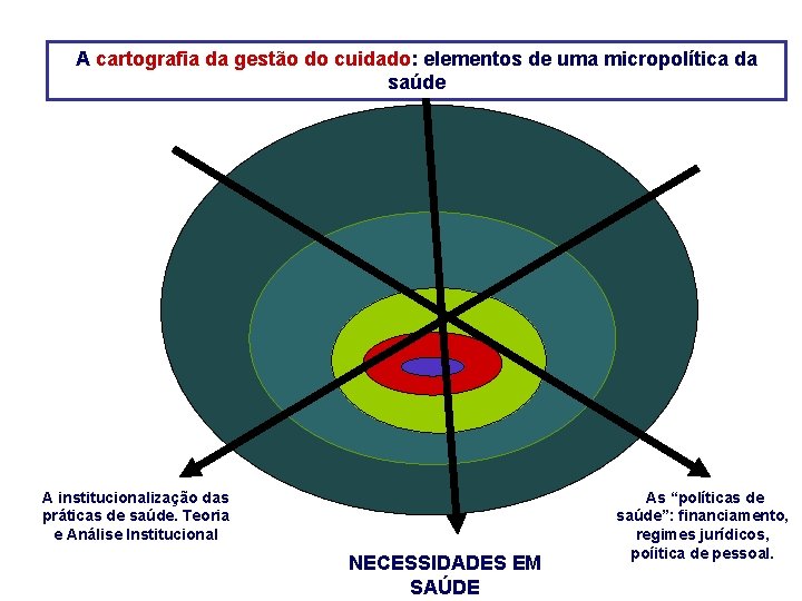 A cartografia da gestão do cuidado: elementos de uma micropolítica da saúde A institucionalização