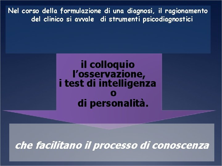 Nel corso della formulazione di una diagnosi, il ragionamento del clinico si avvale di