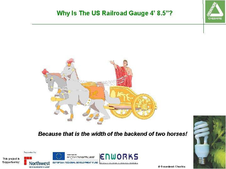 Why Is The US Railroad Gauge 4’ 8. 5”? Because that is the width