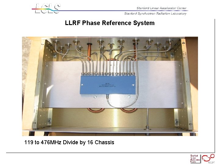 LLRF Phase Reference System 119 to 476 MHz Divide by 16 Chassis 