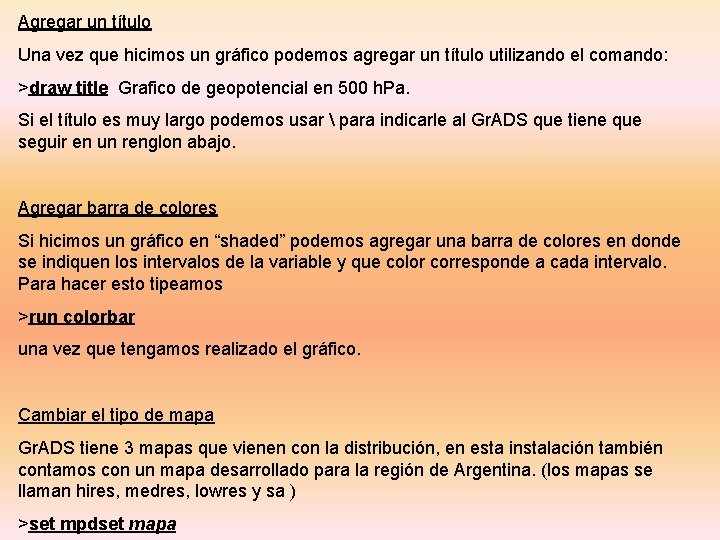 Agregar un título Una vez que hicimos un gráfico podemos agregar un título utilizando