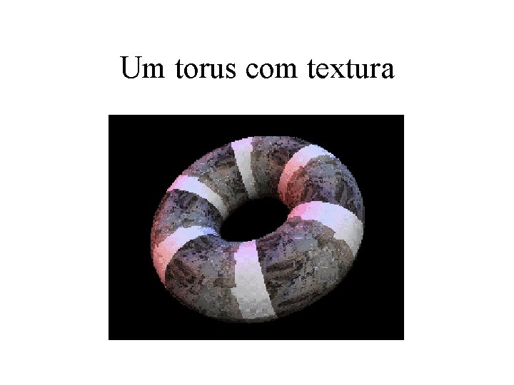 Um torus com textura 