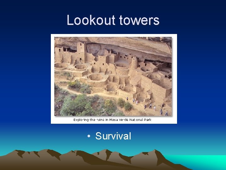 Lookout towers • Survival 