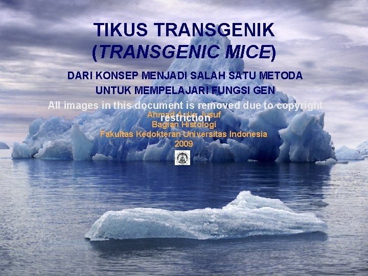 TIKUS TRANSGENIK (TRANSGENIC MICE) DARI KONSEP MENJADI SALAH SATU METODA UNTUK MEMPELAJARI FUNGSI GEN