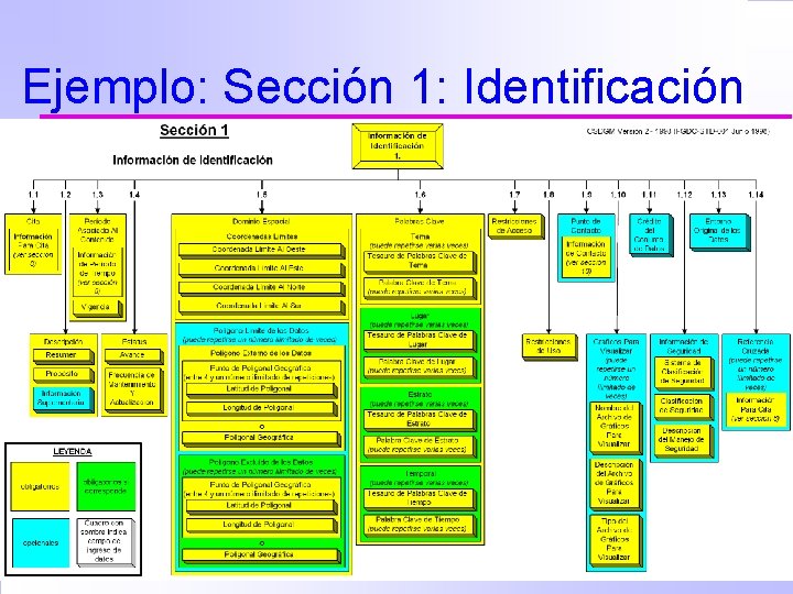 Ejemplo: Sección 1: Identificación 