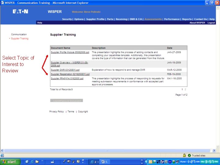 Select Topic of Interest to Review © 2015 Eaton. All Rights Reserved. . 42
