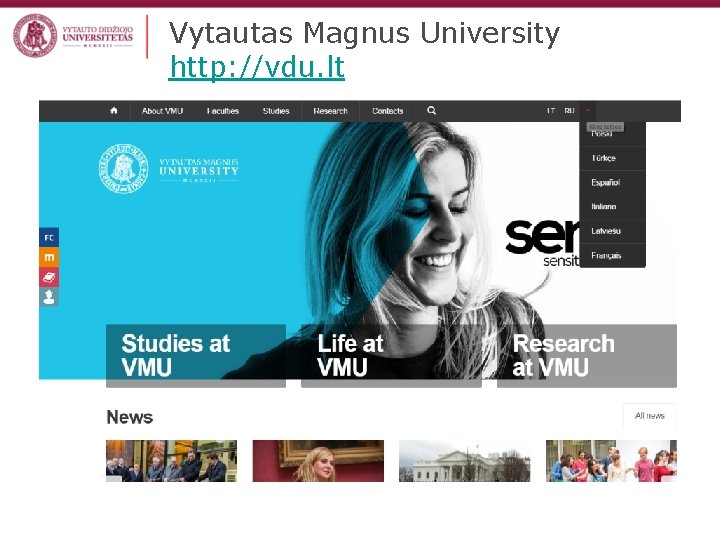 Vytautas Magnus University http: //vdu. lt 