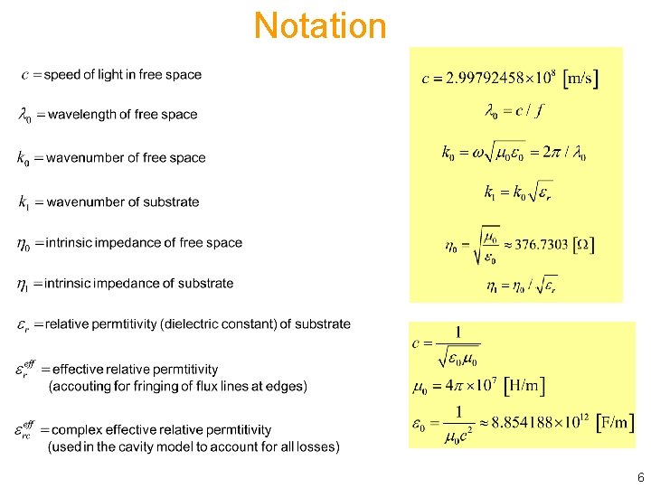 Notation 6 