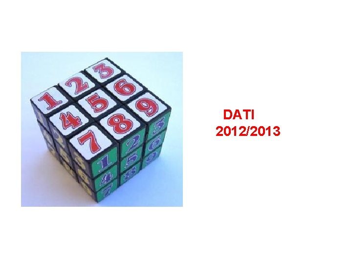 DATI 2012/2013 