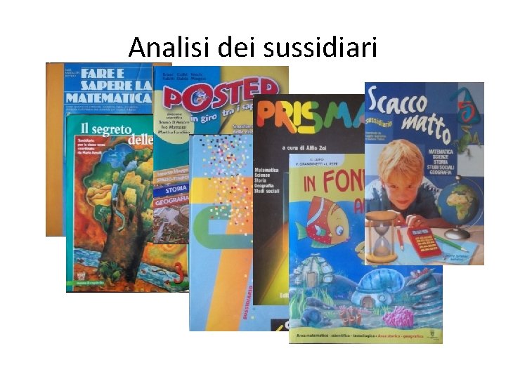 Analisi dei sussidiari 