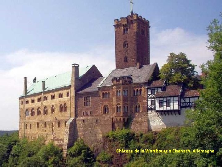 Château de la Wartbourg à Eisenach, Allemagne 