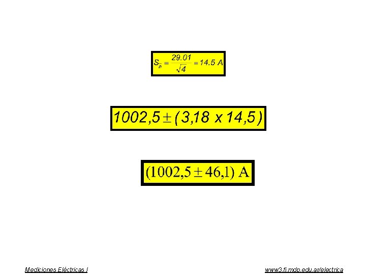 Mediciones Eléctricas I www 3. fi. mdp. edu. ar/electrica 