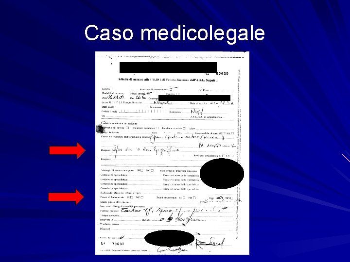 Caso medicolegale 