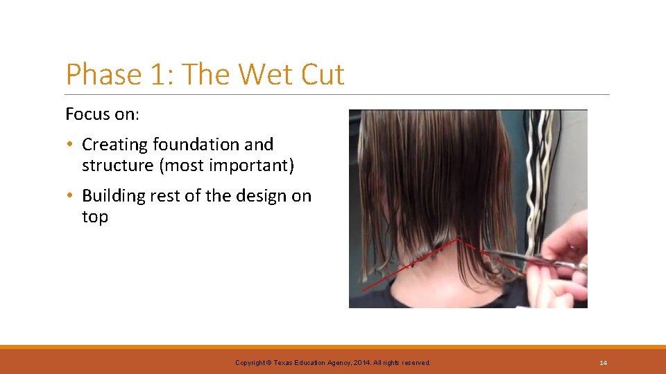 Phase 1: The Wet Cut Focus on: • Creating foundation and structure (most important) Phase 1: The Wet Cut Focus on: • Creating foundation and structure (most important)