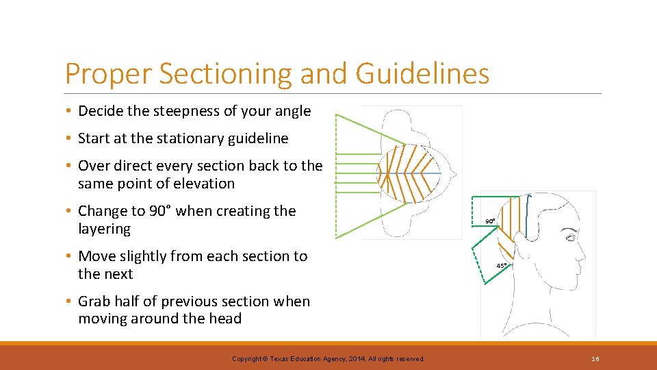 Proper Sectioning and Guidelines • Decide the steepness of your angle • Start at Proper Sectioning and Guidelines • Decide the steepness of your angle • Start at