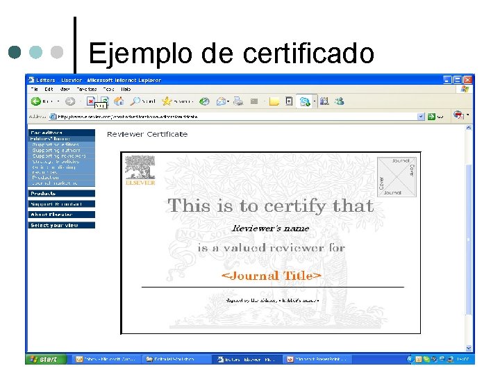 Ejemplo de certificado 