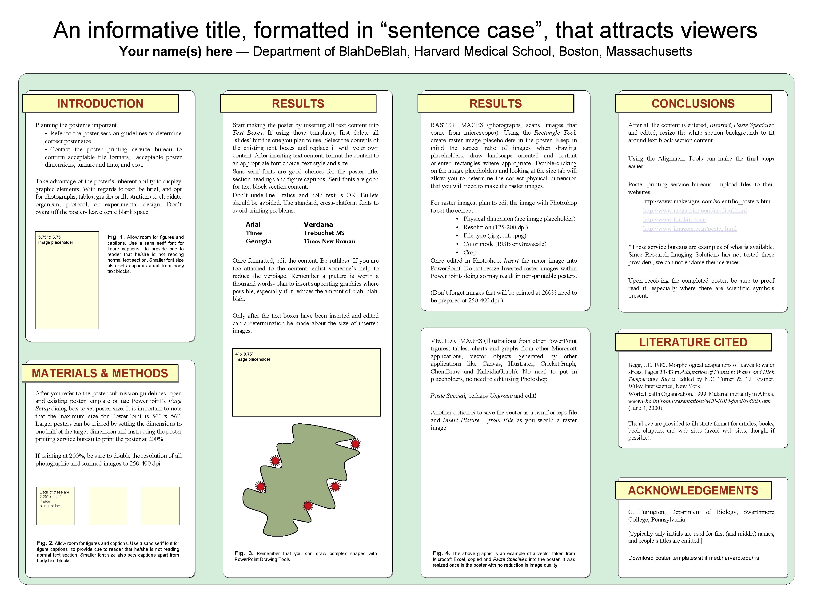 An informative title, formatted in “sentence case”, that attracts viewers Your name(s) here — An informative title, formatted in “sentence case”, that attracts viewers Your name(s) here —