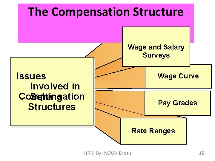 The Compensation Structure Wage and Salary Surveys Issues Involved in Compensation Setting Structures Wage