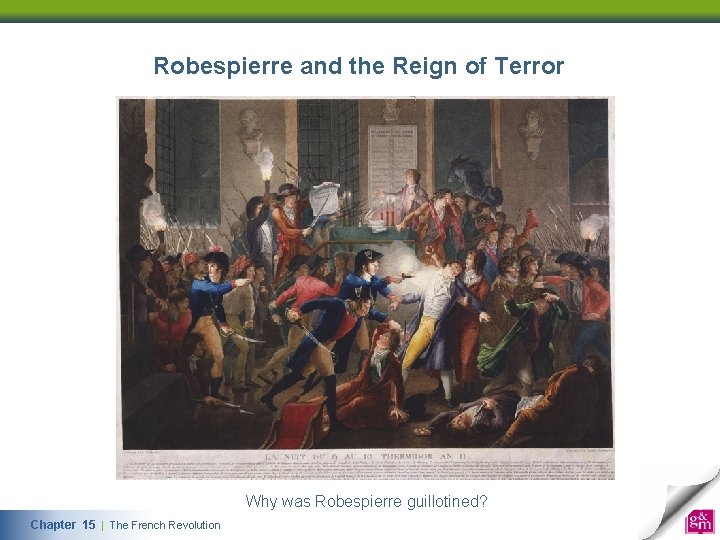 Robespierre and the Reign of Terror Why was Robespierre guillotined? Chapter 15 | The French Revolution 