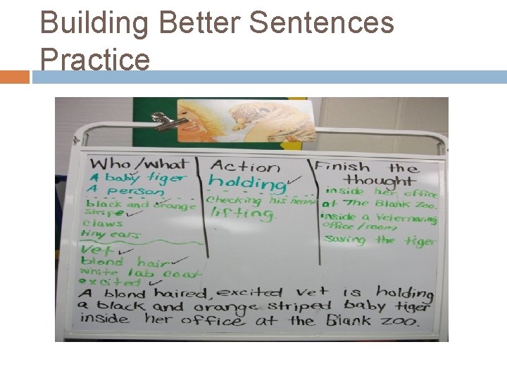 Building Better Sentences Practice 