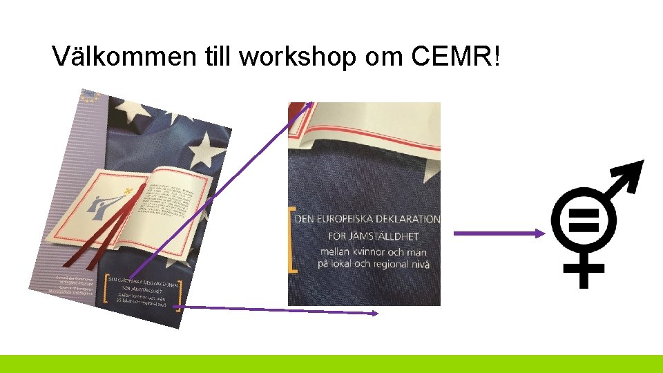Välkommen till workshop om CEMR! 