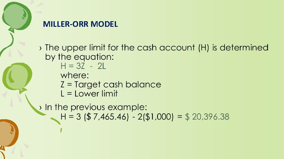 MILLER-ORR MODEL › MILLER-ORR MODEL ›