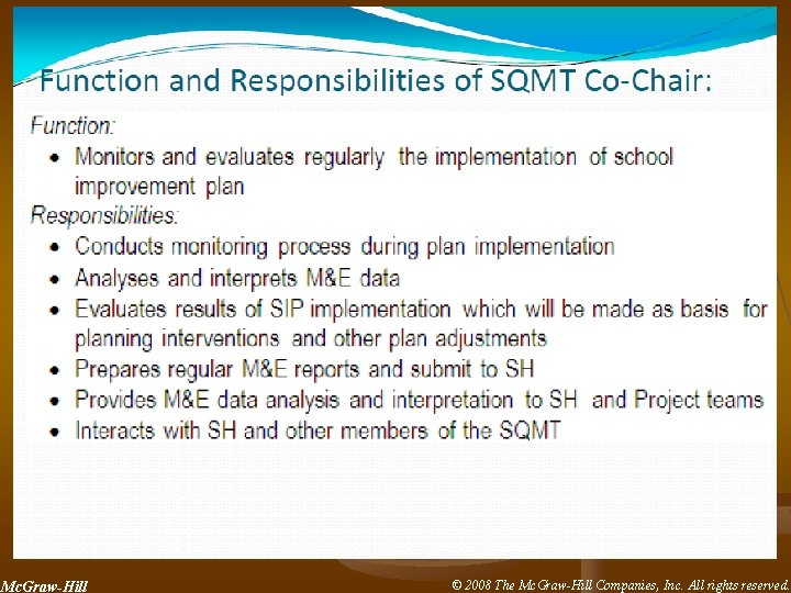 11 Mc. Graw-Hill © 2008 The Mc. Graw-Hill Companies, Inc. All rights reserved. 11 Mc. Graw-Hill © 2008 The Mc. Graw-Hill Companies, Inc. All rights reserved.