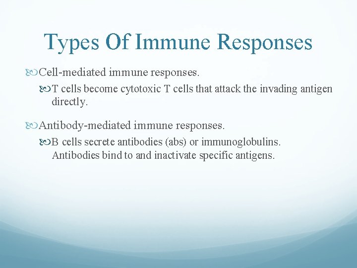 Types Of Immune Responses Cell-mediated immune responses. T cells become cytotoxic T cells that Types Of Immune Responses Cell-mediated immune responses. T cells become cytotoxic T cells that