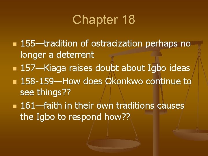 Chapter 18 n n 155—tradition of ostracization perhaps no longer a deterrent 157—Kiaga raises