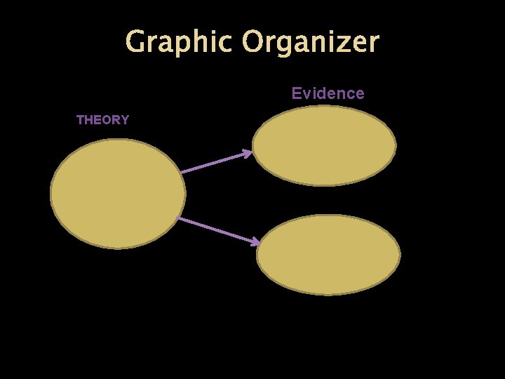 Graphic Organizer Evidence THEORY 