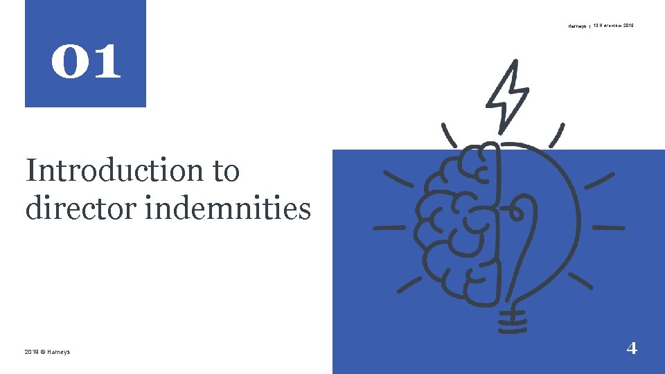 01 Harneys | 13 November 2019 Introduction to director indemnities 2019 © Harneys 4