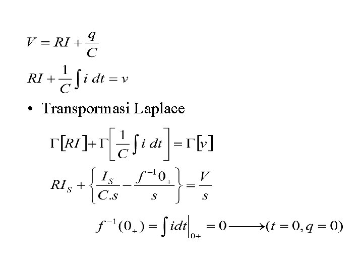  • Transpormasi Laplace 