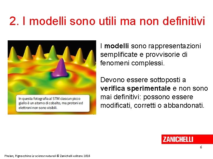 2. I modelli sono utili ma non definitivi I modelli sono rappresentazioni semplificate e