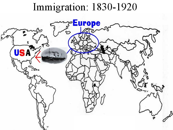 Immigration: 1830 -1920 