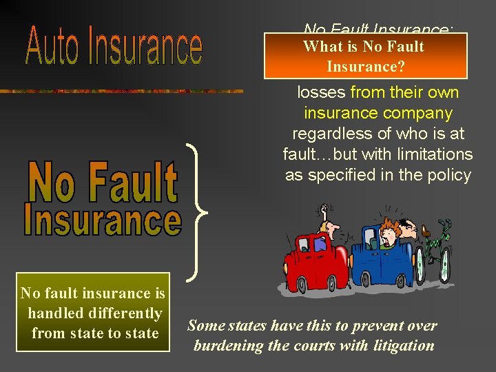 No Fault Insurance: What is No Fault in People involved Insurance? collisions recover their
