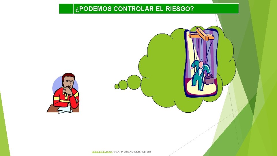 ¿PODEMOS CONTROLAR EL RIESGO? www. prfrsi. com/ www. specialtytraininggroup. com 