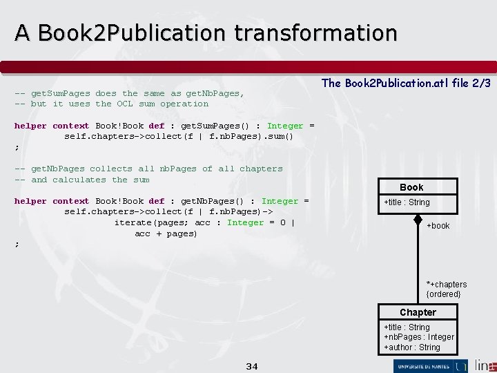 A Book 2 Publication transformation The Book 2 Publication. atl file 2/3 -- get.