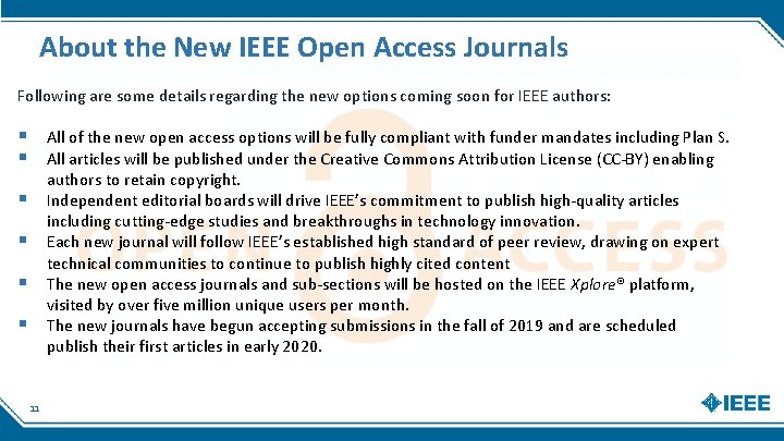 About the New IEEE Open Access Journals Following are some details regarding the new About the New IEEE Open Access Journals Following are some details regarding the new