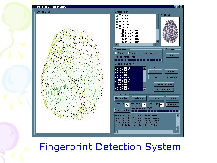 Fingerprint Detection System 