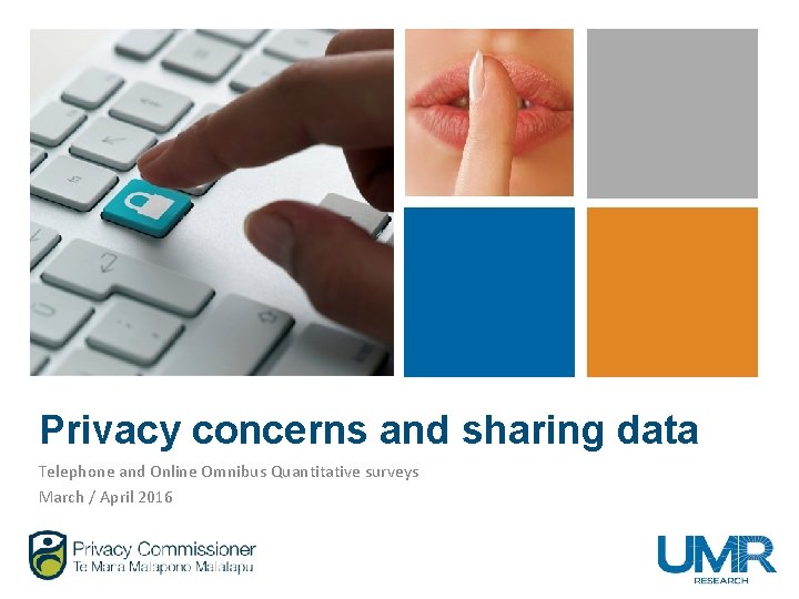 Privacy concerns and sharing data Telephone and Online