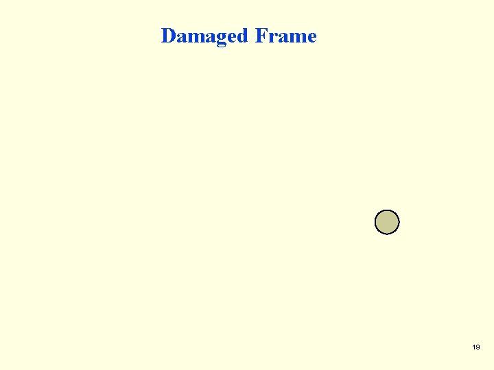 Damaged Frame 19 