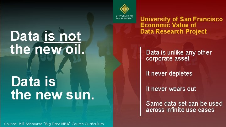 Data is not the new oil. Data is the new sun. 35 Source: Bill