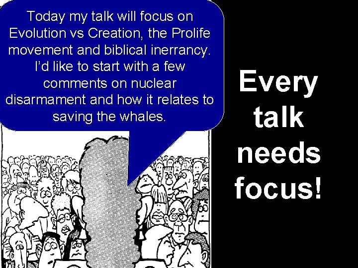 Today my talk will focus on Evolution vs Creation, the Prolife movement and biblical Today my talk will focus on Evolution vs Creation, the Prolife movement and biblical