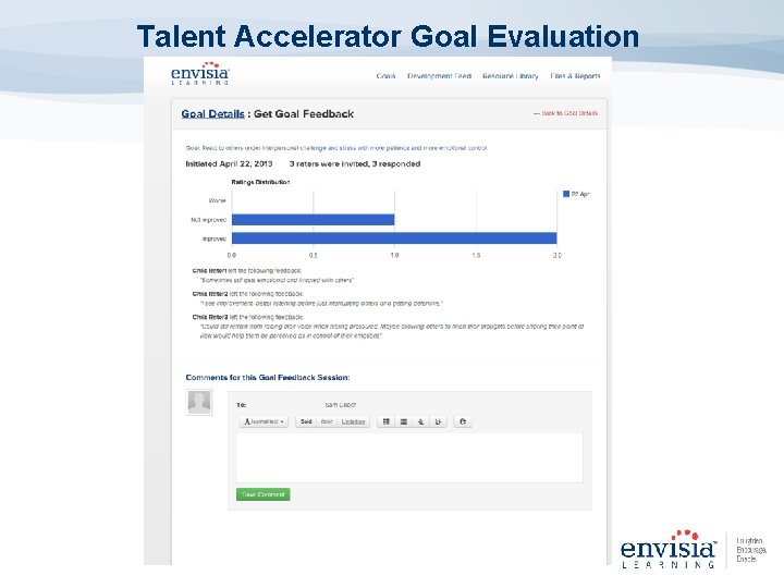 Talent Accelerator Goal Evaluation 