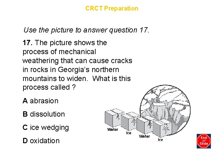 Chapter 10 CRCT Preparation Use the picture to answer question 17. The picture shows